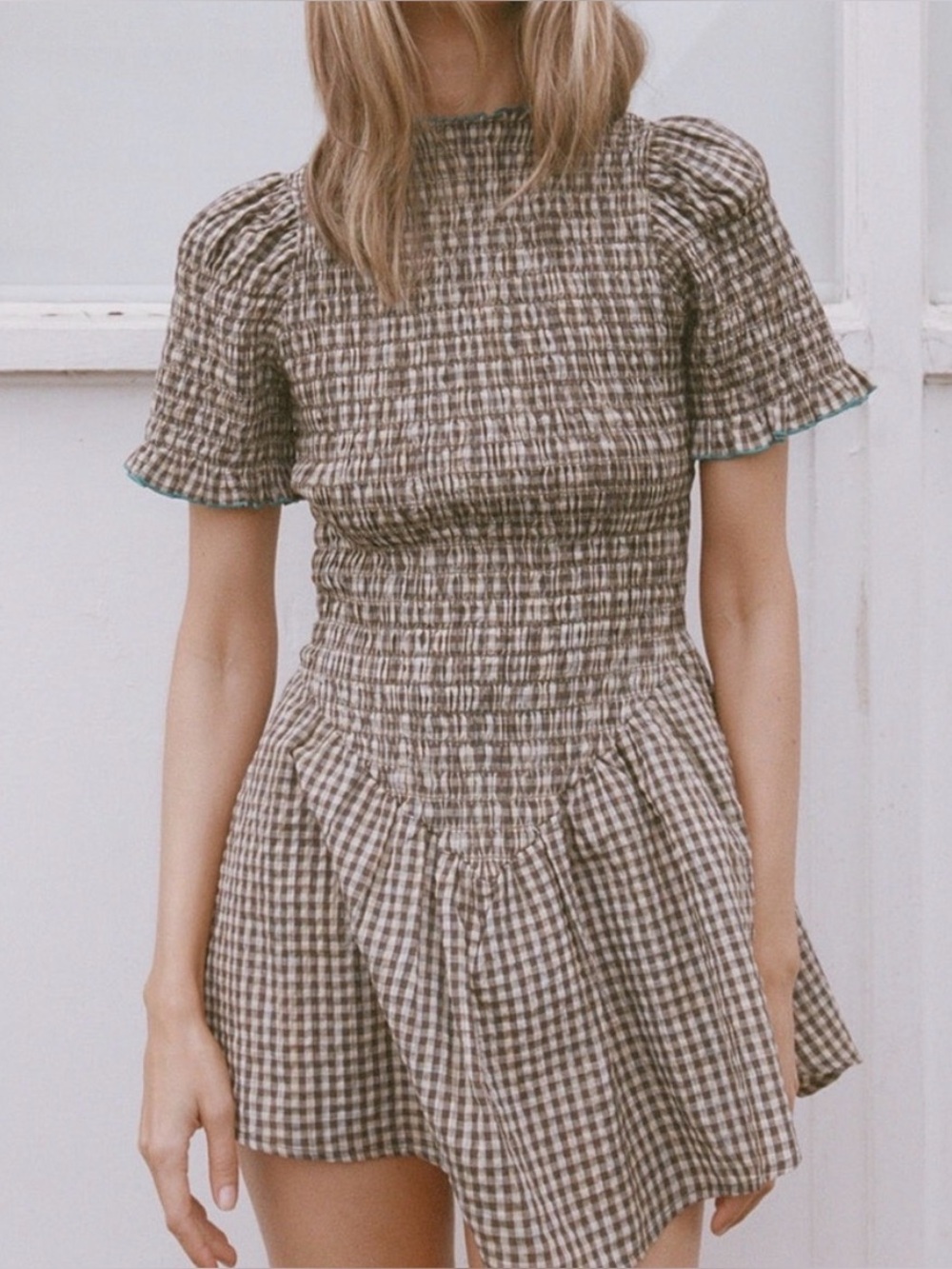 Apres Studio Ruched Mini Dress